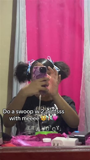 #hairstyletutorial #schoolhairstyles #swoop #twopuffs #foryou | Swoop Hairstyle