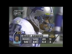 1996 week 10 Lions @ Packers 1st half