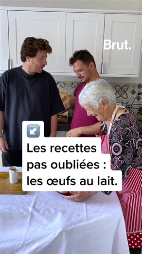 Pour Andrée et son petit fils Math (@mamie_et_math), les œufs au lait, c'est une affaire de famille… Et pour que cette recette ne se perde pas, elle se partage au fil des générations. Préparation et surtout dégustation, en cuisine avec le chef Jean Imbert. Avec @carrefourfrance