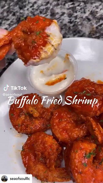 Delicious Buffalo Shrimp Recipe - Cook With Me!