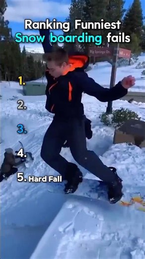Ranking the Funniest Snowboarding Fails 🏂🤣