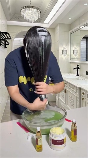 Extreme Hydration Hair Spa Routine for Ultra-Long Hair✨ #hair #hairtok