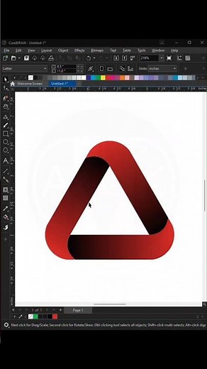 Unique Triangle Logo Design – Step by Step