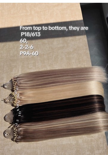 Moresoo 100% Human Hair Microlink Extensions