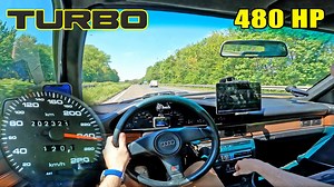 1990 Audi 200 Turbo – Autobahn POV Review of a Sleeper Beast