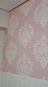 Painting on the Wall with Stencil Part 2