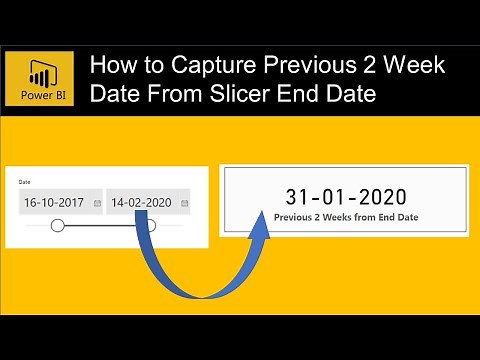Power BI - How to get the Last n Weeks Date from Latest Selected Slicer Date