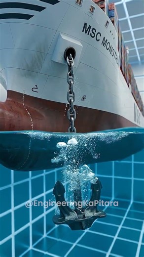 Ship Ka Anchor Itna Chota Kyun Hota Hai? 😳