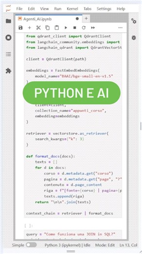 La Scuola dei Dati | Nicola Iantomasi | Oggi se abbiamo un elenco di PDF possiamo trasformarli in una serie di vettori, le cui componenti numeriche riescono a rappresentare in un... | Instagram