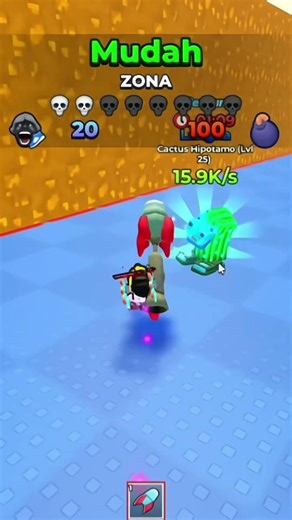 Hancurkan tembok dapat uang 😱 nuklir Brainrots #roblox
