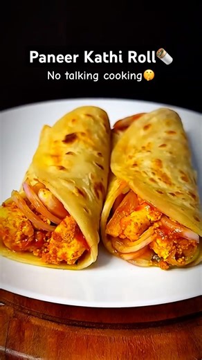 Crispy Paneer Kathi Rolls 🌯 #pkaurasmr #asmr #cooking #asmrsounds