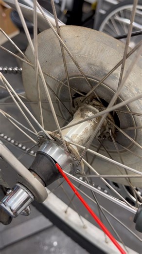 Simple fix for squeaky bike wheel
