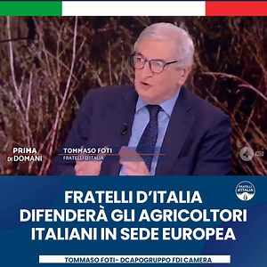 Fratelli d’Italia da sempre in difesa degli agricoltori. | Tommaso Foti