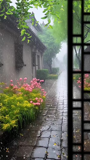 Captivating Nature Scenes: Tranquil Rainfall Moments