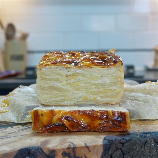 Thousand Layer Apple Cake (Invisible Apple Cake) #invisibleapplecake #recipe #recipe | Pinch of Mint