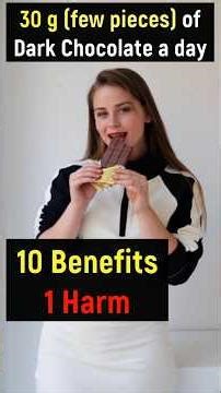 Dark Chocolate: 10 Benefits & 1 Harm / 2025 Updates from German Scientists #darkchocolatebenefits