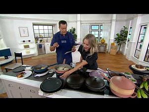 Our Place 10-in-1 Ceramic Nonstick Always Pan 2.0 with Spruce Steamer on QVC
