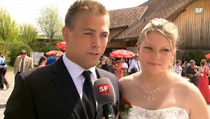 Willy und Christine Graber kurz nach der Vermählung - Glanz & Gloria-Clip - Play SRF