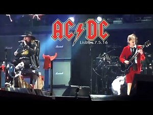 AC/DC - Thunderstruck (feat. Axl Rose, live @ Lisbon 07 may 2016)