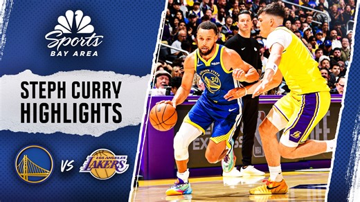 Steph Curry highlights: Watch Warriors star score 23 points in win over Lakers Read more: shorturl.at/N7VNB | NBC Sports Bay Area / California