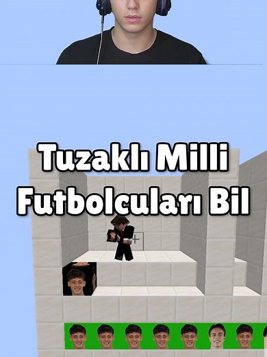 Minecraft Tuzaklı Milli Futbolcuları Bil - Hızlı Tahmin Oyunu