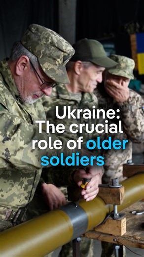 They are too old for regular military service, but they are determined to fight the Russians. Men aged 60 plus patch up unexploded ordnance and fire the repaired rockets at Russian positions. | DW Stories