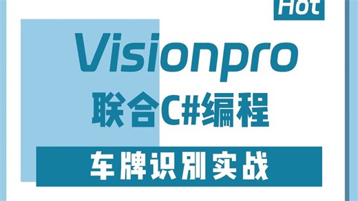【2025吊打付费】VisionPro联合C#编程，从零手写车牌识别实战落地（企业实战/机器视觉/VP/视觉编程/机器视觉/车牌识别）B1503