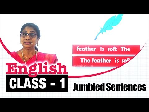 Jumbled Sentences | ENGLISH CLASS - 1 | Learn Grammar for beginners Part-23