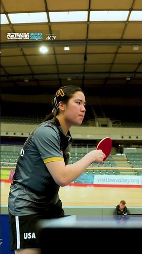 Sally Moyland gearing up 💪 #ITTFWorlds2026 #TableTennis