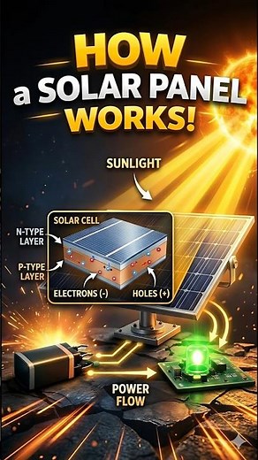 How a Solar Panel Works ?