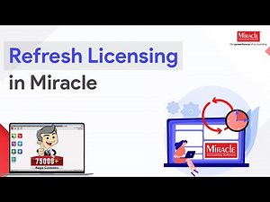 Refresh Licensing in Miracle Accounting Software