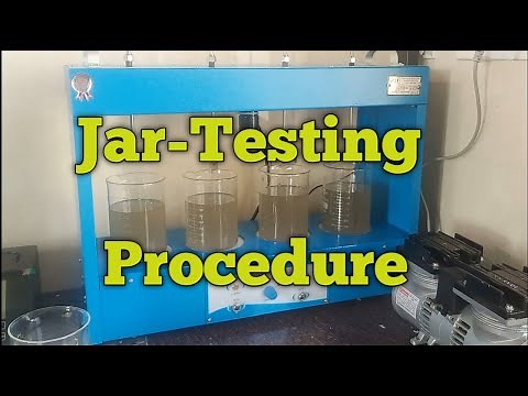 Jar test, jar testing procedure.