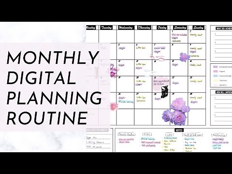 How I Plan My Month Using OneNote | DIGITAL PLANNING 101