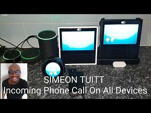 Echo Show UK Landline Phone Call With Alexa Calling Smart Home Demo By Simeon Tuitt Receiving A Call
