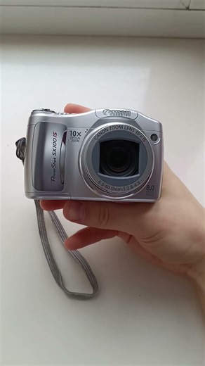 ⚡Zoom punch - Canon PowerShot SX110 digital camera #Y2K #Nostalgia #2000s #Digicam #Shorts