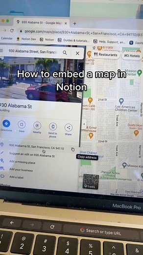 🗺️ how to embed maps in Notion pages 📚 #notion #notionapp #blocktok #notiontok #RecycleUp