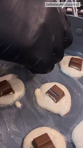 KINDER STUFFED PANCAKE BITES 🍫 Pancake Mix ( Additional Needed Ingredients) Kinder Maxi Bars To Serve: Confectioners Sugar/Chocolate Syrup Create pancake batter according to box. Pour small amounts into a greased pan and allow to cook slightly. Add a kinder maxi piece to center, cover with a small amount of pancake mix. Flip once more before serving with confectioners sugar and chocolate syrup. Enjoy! | Definitely Not Gourmet