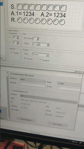 ✨ Probando comunicación Modbus RTU con Arduino UNO RS232 RS485 con OpenPLC #shorts HMI OP320