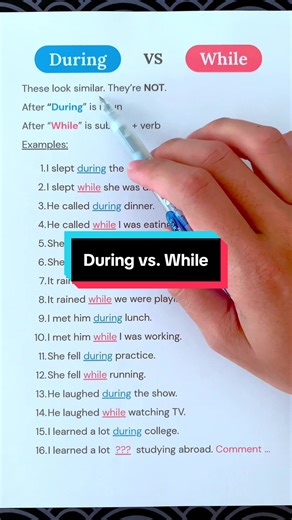 Understanding the Difference Between During and While