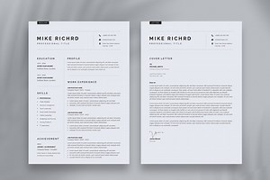 Clean Resume CV, a Resume Template by Aspect_Studio