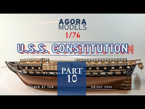 USS Constitution Build – Pack 10 | Deck Fittings & Boat Installation | Agora Models Partwork