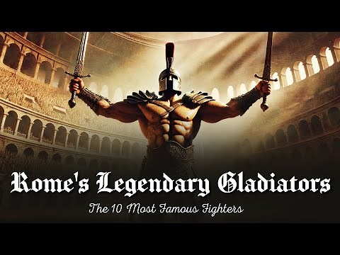 ⚔️ Rome's Legendary Gladiators - The 10 Most Famous Fighters