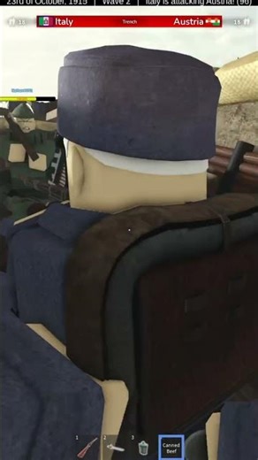 Quick Snack Amid a War. #roblox #shellshock #worldwar #trench #pvp #eating #austriahungary