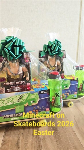 Minecraft on Skateboards 2026 Easter Baskets #minecraftonskateboards #minecrafteasterbaskets