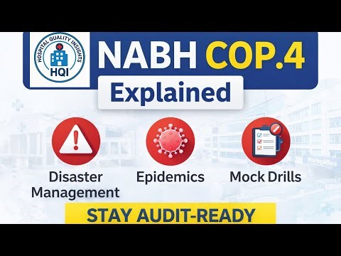 COP 4 | Community Emergencies, Epidemics & Disaster Management | Chapter 2 | NABH 6th Edition