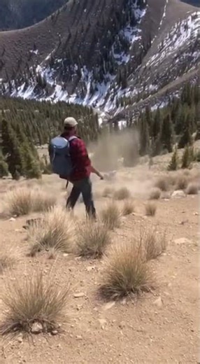 She Fell and Kept Going… #hiking #fail #shorts