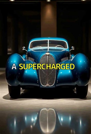 The Legend of the 1937 Bugatti Type 57SC. #Shorts