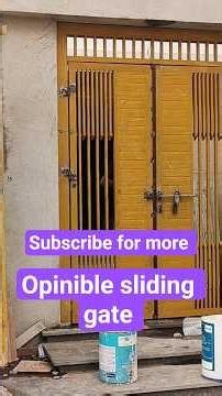 open able sliding gate / antique work #sliding #gate #doors
