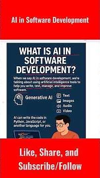 AI in Software Development | #artificialintelligence #ai