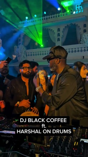 DJ Black Coffee ft. Harshal Live Percussion #dj #afrohouse #blackcoffee